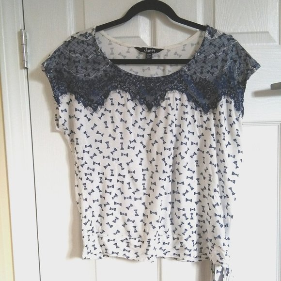 Justify Bows and Lace top - Picture 1 of 5